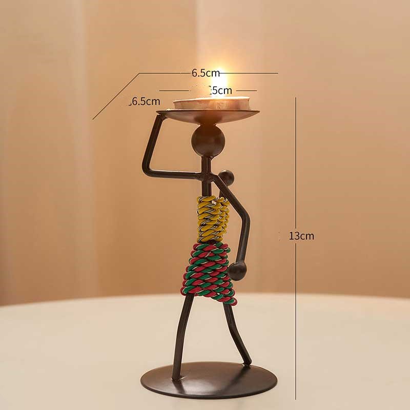 Creative Candle Holder Iron Home Decoration - Image 5