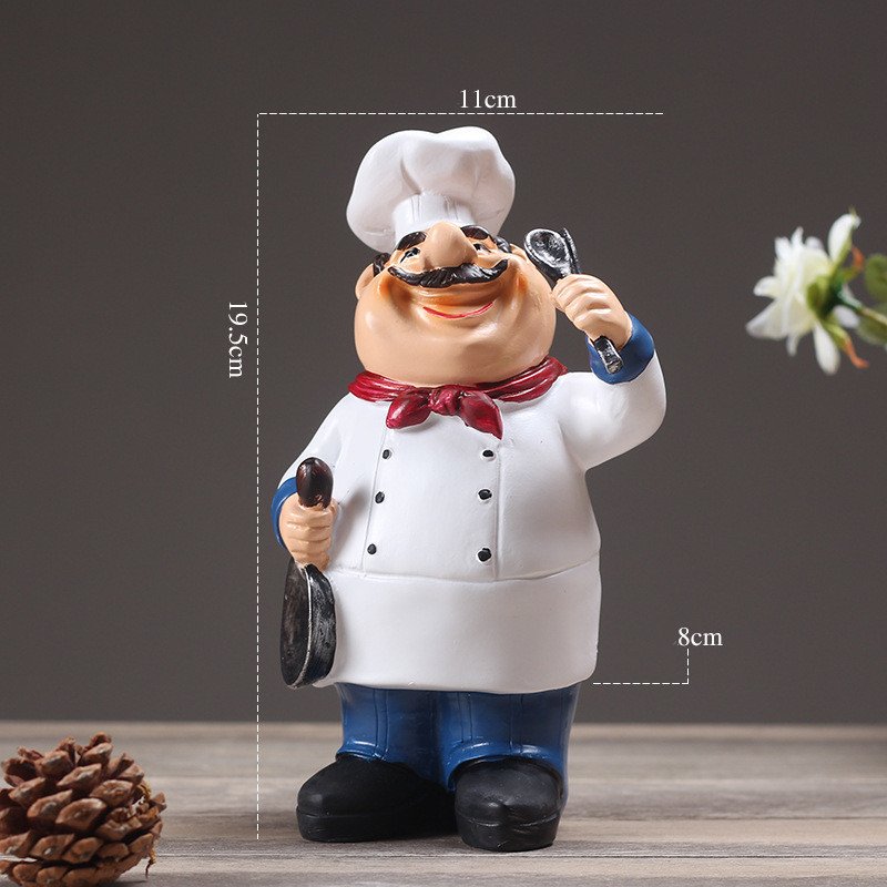 Chef Statue Home Kitchen Ornament/Table Decore - Image 4