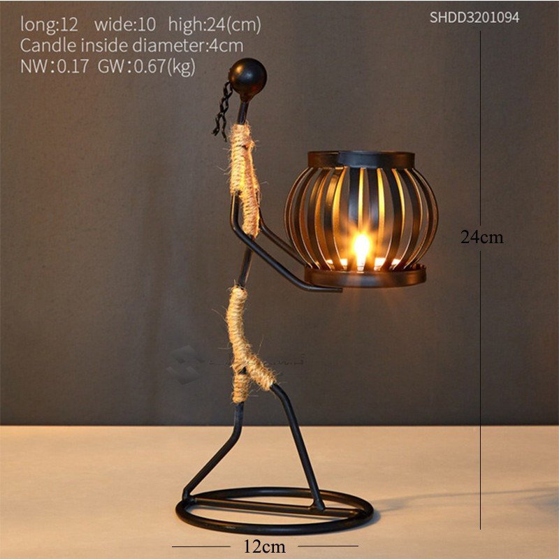 Creative Candle Holder Iron Home Decoration