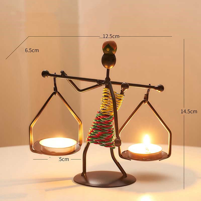 Creative Candle Holder Iron Home Decoration - Image 7