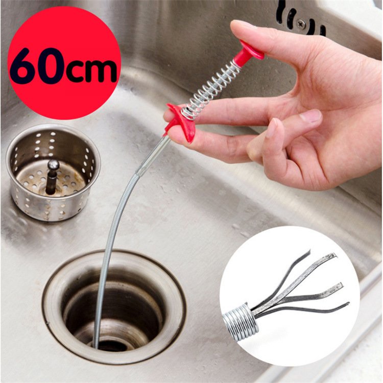 60CM Sewer Dredger Spring Pipe Dredging Tool Household/Kitchen Gadgets