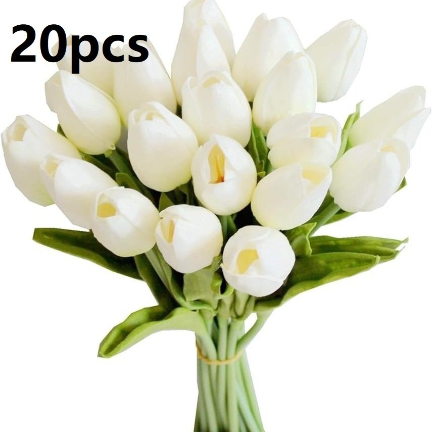 Artificial Tulip Flower Bulk Home Kitchen Decoration - Image 8