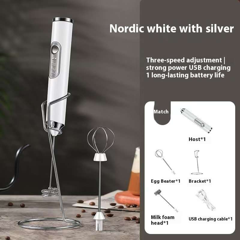 Coffee Latte Electric Handheld Convenient Small Blender /Egg Beater - Image 10