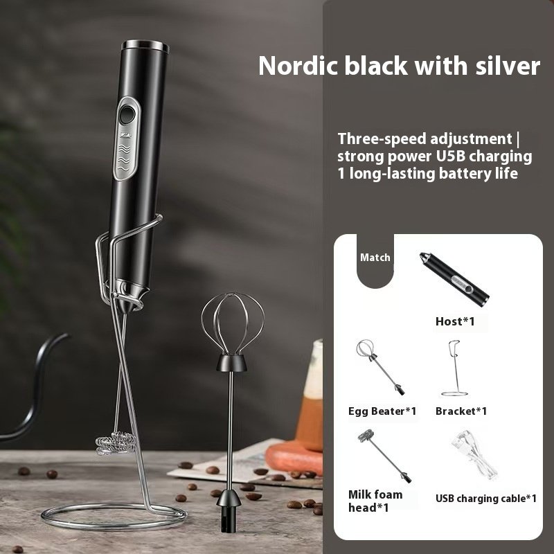 Coffee Latte Electric Handheld Convenient Small Blender /Egg Beater - Image 7