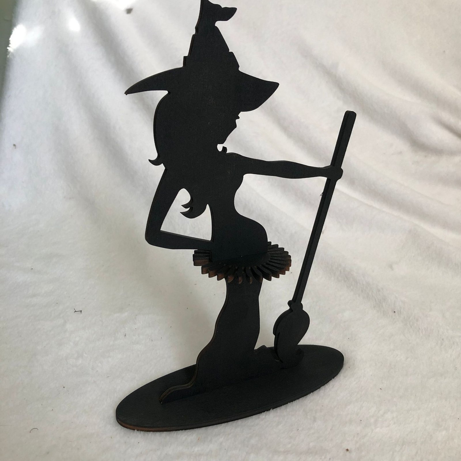 Wooden Halloween Witch Napkin Holder - Image 10